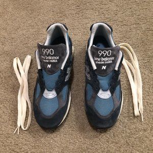 New Balance 990v2 Made in USA 'Navy' M990TB2, Size 7